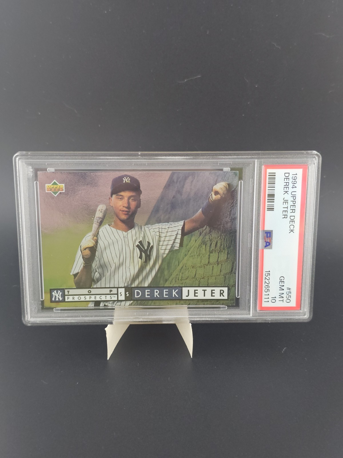 1994 Upper Deck Derek Jeter Rookie Card PSA 10 view 2