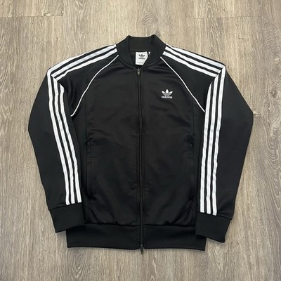 Adidas Originals Adicolor SST Track Top Jacke Schwarz Trefoil Logo Herren Medium