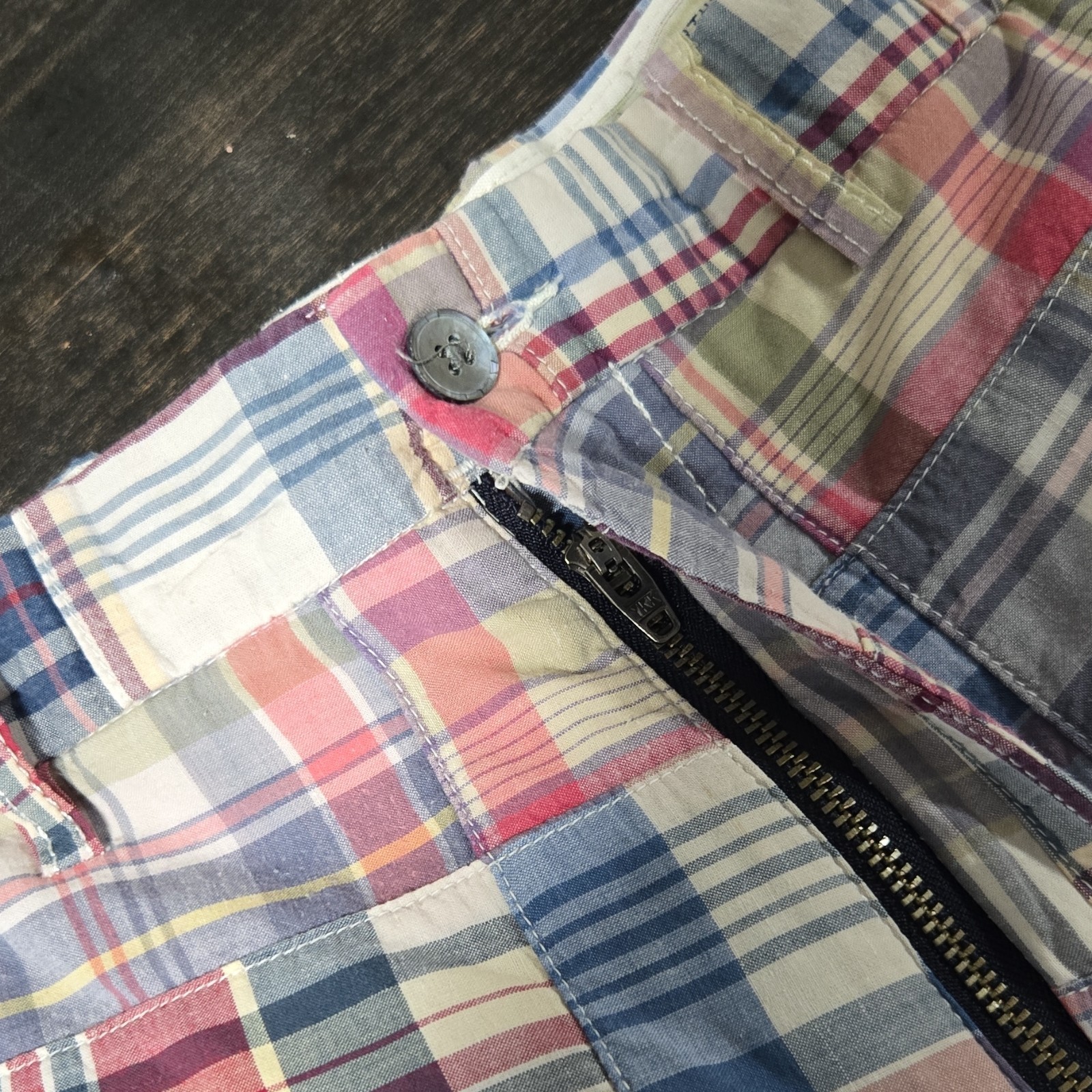 Ralph Lauren Madras Patchwork Multicolor Bermuda … - image 9