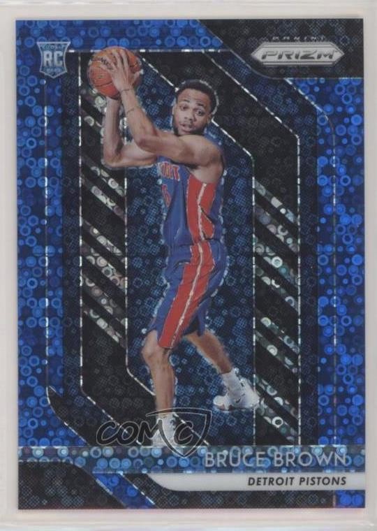 2018-19 Panini Prizm Fast Break Blue Prizm 15/175 Bruce Brown #132 u0u