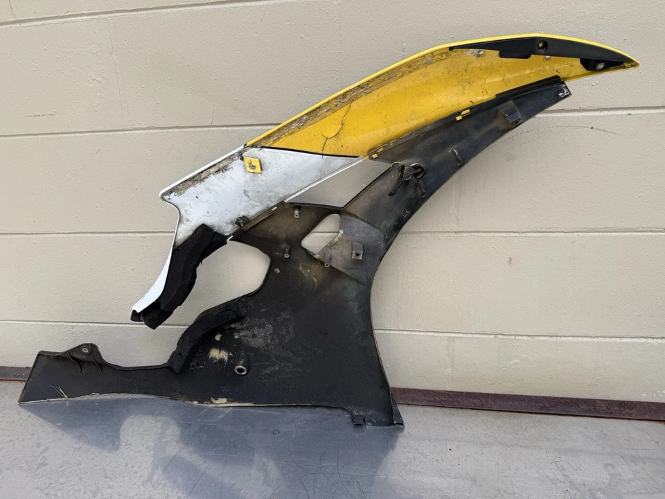 2006 06 YAMAHA YZF R6 R6R LEFT FRONT MID SIDE FAIRING COWL OEM 50th ANN  * MARKS - Image 2 of 4