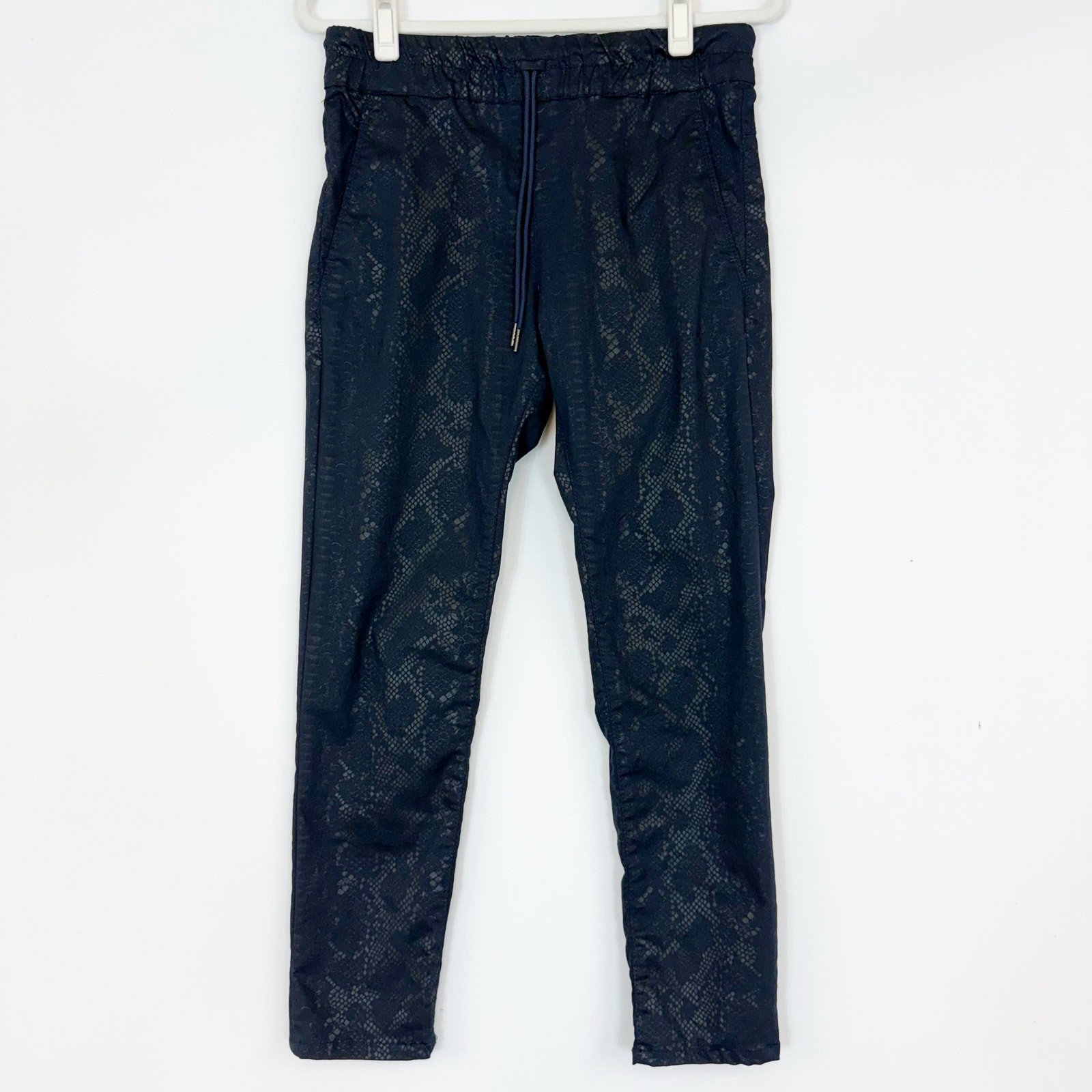 Flog Bevy Flog Shely Drawstring Python Snake Prin… - image 2