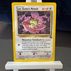 Pokemon Cards: Team Rocket's Meowth 18 Promo Black Star 2000 WOTC: Rare Vintage
