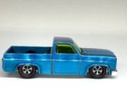 Hot Wheels “CUSTOM MADE” REDLINE Spectraflame Blue  '83 Chevy Silverado