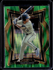 2025 Select Green Flash Prizms #69 Drew Burress