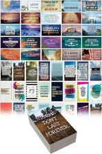 Motivation Inspiration Affirmation Cards, 120 Pack, 2 Each of 60 Unique Assor...
