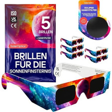 Sonnenfinsternisbrille 5Er-Pack Mit Handy-Filter …