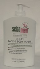 NEW Sebamed Liquid Face  Body Wash for Sensitive Skin 100 Soap Free 13.5 fL oz
