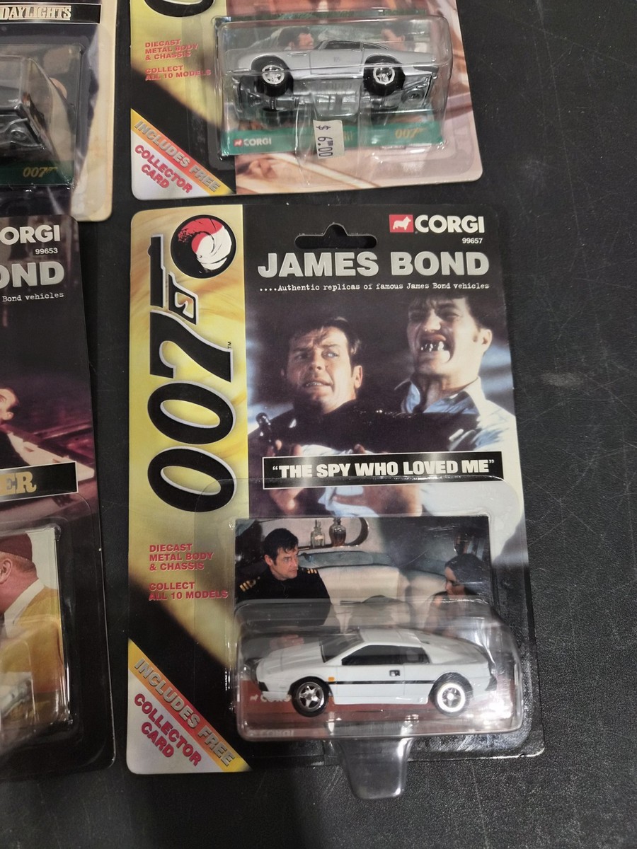 CORGI 007 JAMES BOND LOT 9 diecast GOLDENEYE GOLDFINGER