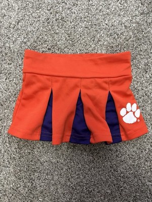 Girls 2T Clemson Colosseum Toddler Cheer Bottoms Skort