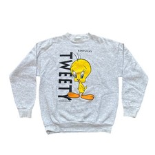 Vintage 1992 Tweety Bird Kentucky Sweatshirt Large Made In USA