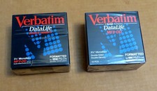 Verbatim DataLife MF2-DD 3.5" Floppy Disks Formatted IBM 720KB TWO Sealed Boxes