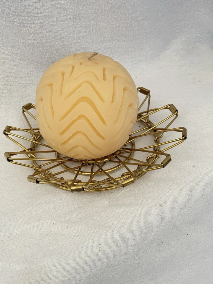 Castiçal de fio flexível vintage seis formas diferentes dobra plano MCM - Imagem 3 de 4