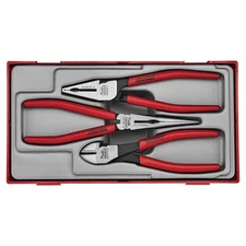 Teng Tools 3-Piece Vinyl Grip Plier Set - TTMB03