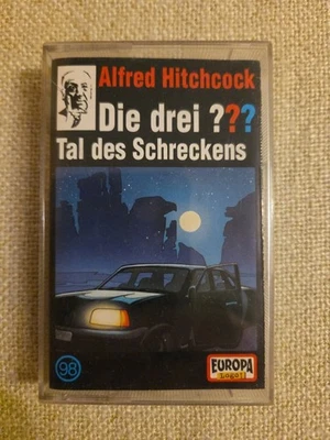 MC Hörspiel Kassette, Die drei ??? - Tal des Schreckens, Folge 98, Europa, Logo - Bild 1 von 4