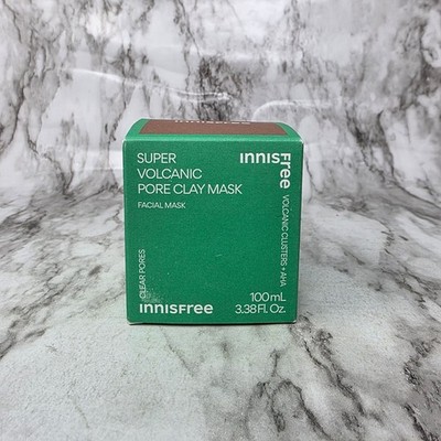Innisfree Super Volcanic AHA Pore Clearing Clay Face Mask 3.38oz Exp 09/2025