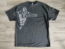 Vintage Y2K Wolverine Marvel Mad Engine Faded T-Shirt Marvel Comics XL