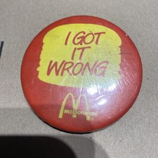McDonald’s  pin badge - 1980’s or 70’s?