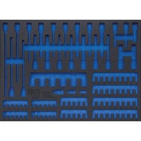 BGS Werkstattwageneinlage 3/3 Leer FüR Bits BIT-EINSÄTZE | 4017-5