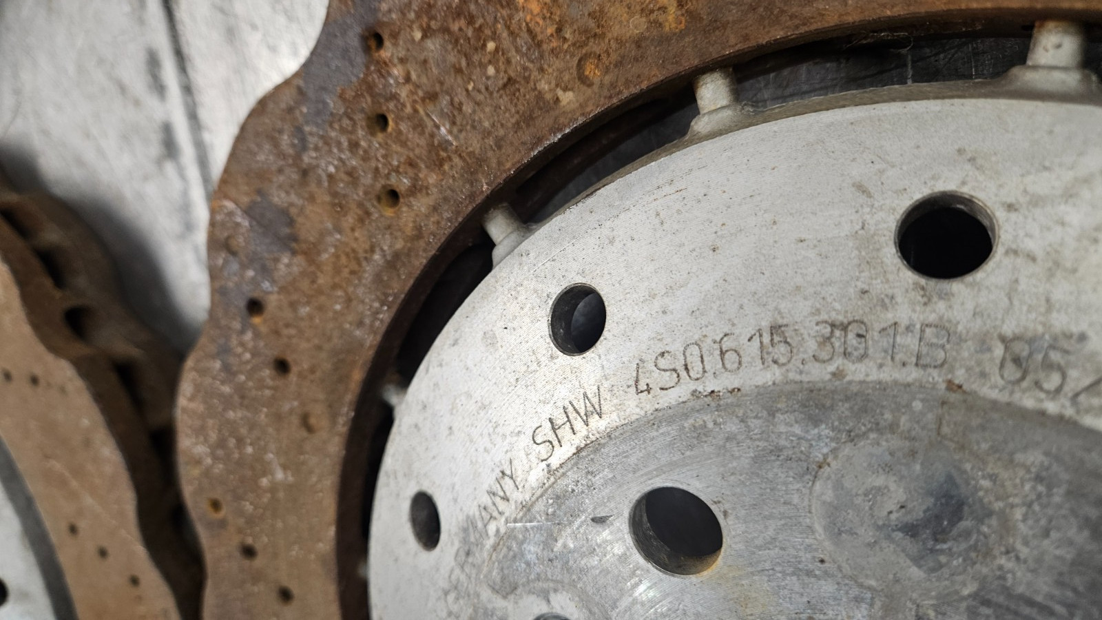 2017 Audi R8 V10 Plus Spyder Brake Rotor Set #4720 CA2