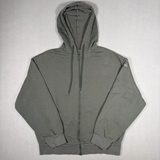 Alo Yoga Full Zip Up Hoodie Womens L/XL Green Oversized Workout Athleisure