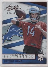 2016 Panini Absolute Rookies Spectrum Red 96/100 Jake Rudock #153 0q3
