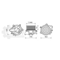 InnenraumgebläSe FüR Fiat Idea 1.4 16V Lancia Musa