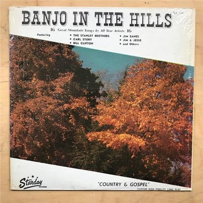 VARIOUS COUNTRY BANJO IN THE HILLS LP NICE COPY - LATER PRESSING? USA
