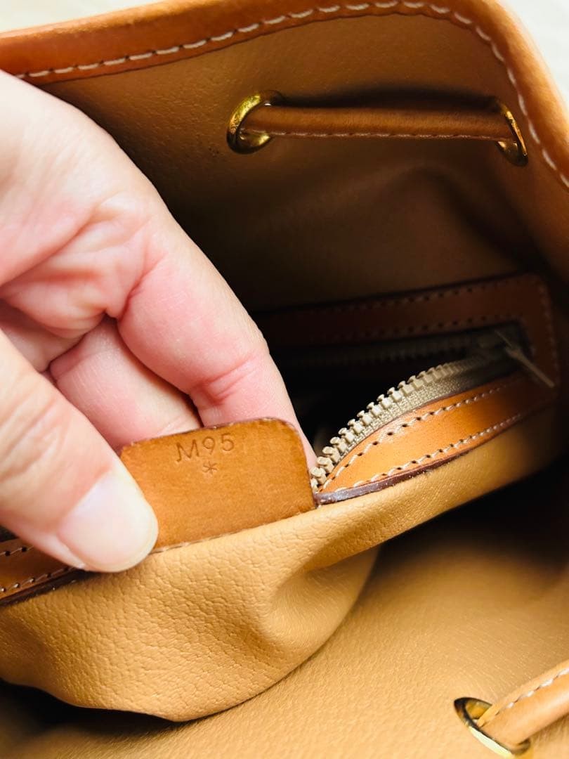 Unused [CELINE] Macadam Pattern Drawstring Should… - image 8