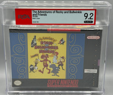 Adventures of Rocky and Bullwinkle and Friends Super Nintendo SNES PSA 9.2 A++