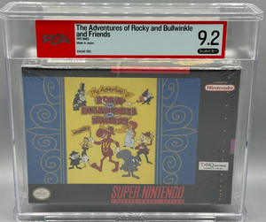 Adventures of Rocky and Bullwinkle and Friends Super Nintendo SNES PSA 9.2 A++