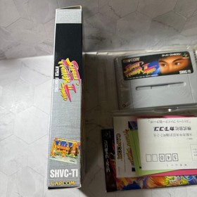 Street Fighter 2 Turbo Famicom Box Manual Japan Region