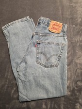 VTG 2007 Levi  s 550 Relaxed Fit Jeans Men  s 32x29 Light Wash Denim 31x28