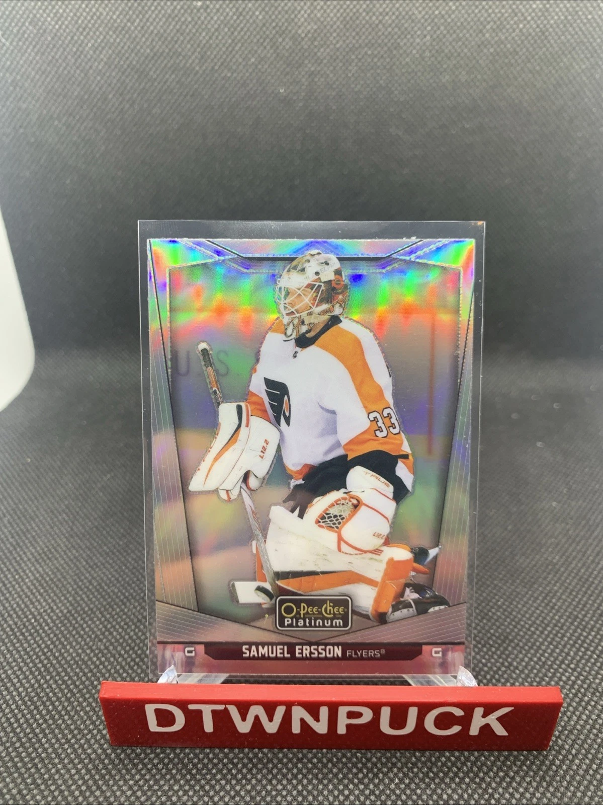 2024-25 UD OPC Platinum Rainbow 141 Samuel Ersson - Philadelphia Flyers