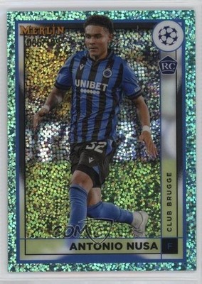 2022 Topps Merlin UEFA Club Competitions 86/199 Antonio Nusa #45 Rookie RC 4l3