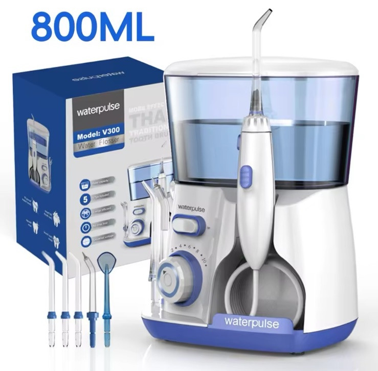Idropulsore orale elettrico Waterpulse 800ml Irrigatore dentale Denti Bocca