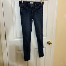 Abercrombie  Fitch Jeans Womens 25x29 0S Blue Denim The A F Skinny