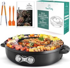 Food Party Electric Hot Pot und grill Elektrisch Hotpot Topf 220V 2200W Elektro