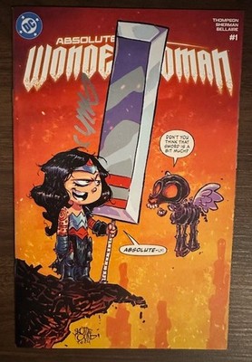 Absolute Wonder Woman #1 Skottie Young Variant Signed NM/NM+