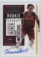 2020-21 Panini Contenders Rookie Ticket Isaac Okoro #145 Auto 1pe9