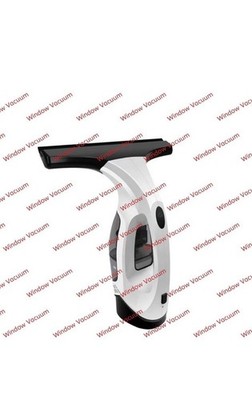 Window Vacuum Cleaner for Windows, Portable, White/Black, Plastic, 1 Pack