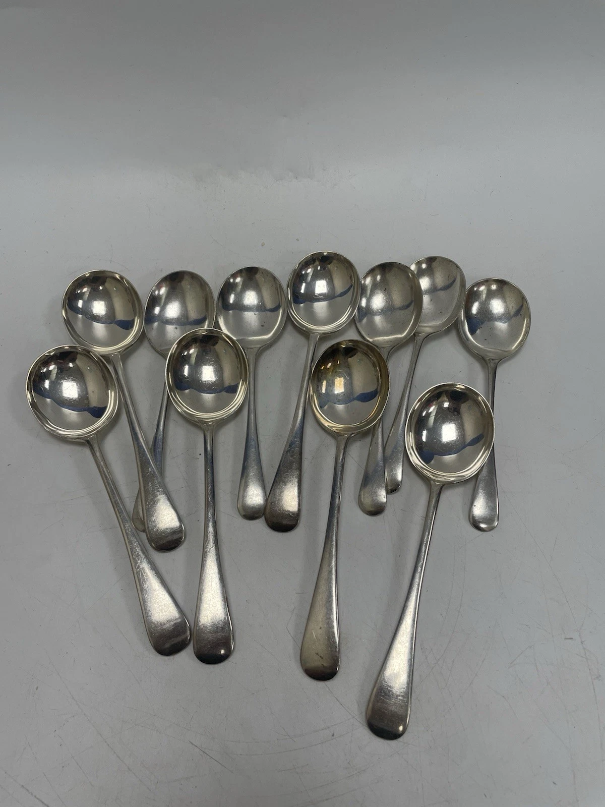 x11 Antique EPNS Sauce, Ladle, Serving Spoon