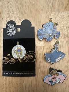 Disney Cinderella Pins Set Of 4