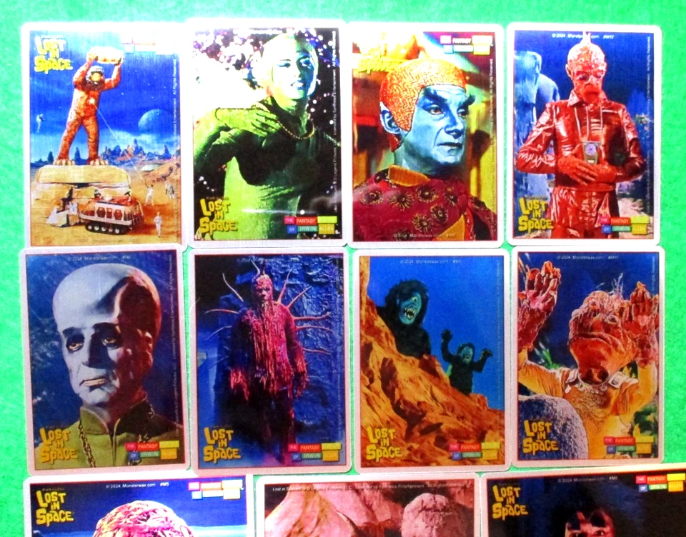 2024 LOST IN SPACE 2ND SERIES METAL CARD SET FANTASY WORLDS IRWIN ALLEN 12 CARDS - Image 4 of 4