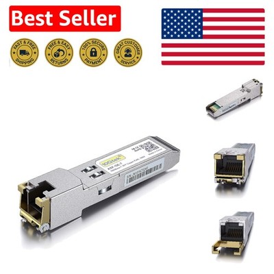 Reliable 1.25G Copper SFP Module - 1000BASE-T for Ubiquiti, Cisco, D-Link