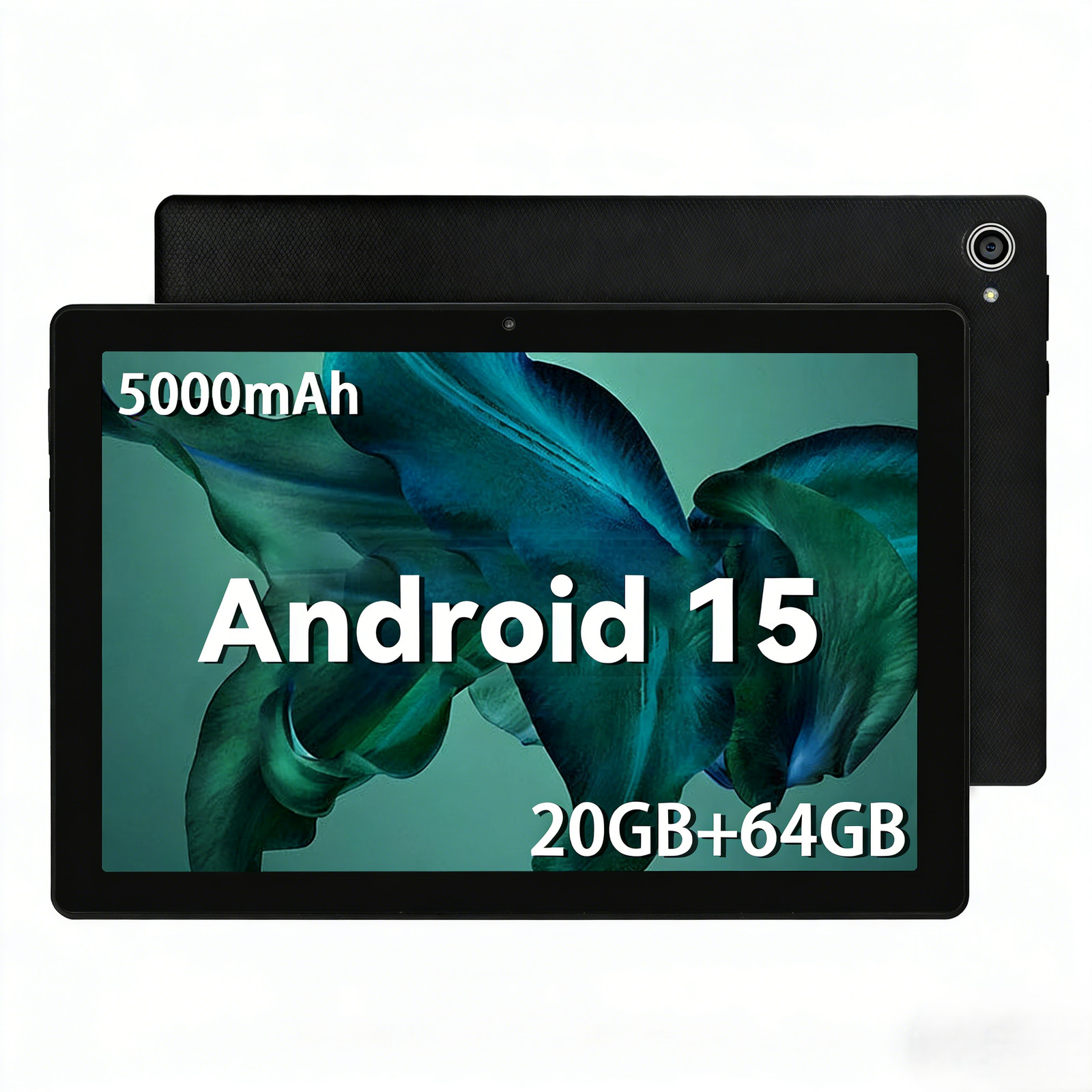 2026 Tablet 10 inch Android 15 Tablet 20+64GB 1280x800 IPS Touchscreen 5000mAh
