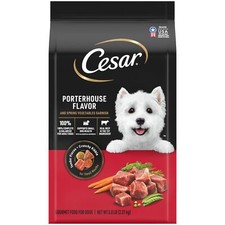 CESAR Small Breed Dry Dog Food 5lb Porterhouse Flavor with Vegetables