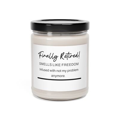 Finally Retired Scented Soy Candle, 9oz