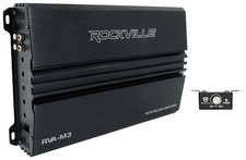Rockville RVA-M3 V2 4000w Peak/1000w RMS  1 Ohm Amplifier Mono Car Amp Remote