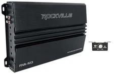 Rockville RVA-M3 V2 4000w Peak/1000w RMS @ 1 Ohm Amplifier Mono Car Amp+Remote
